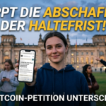 Petition gegen die Abschaffung der steuerfreien Haltefrist in Deutschland