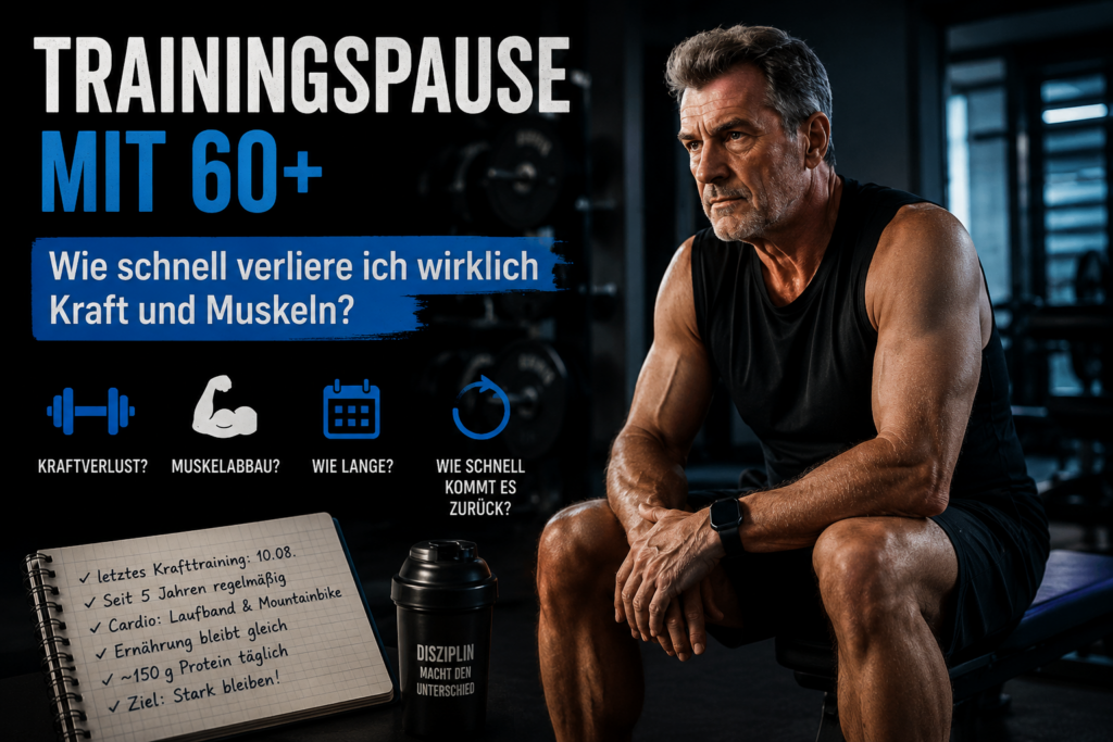 Trainingspause mit 60+: Wie schnell verliere ich wirklich Kraft und Muskeln?