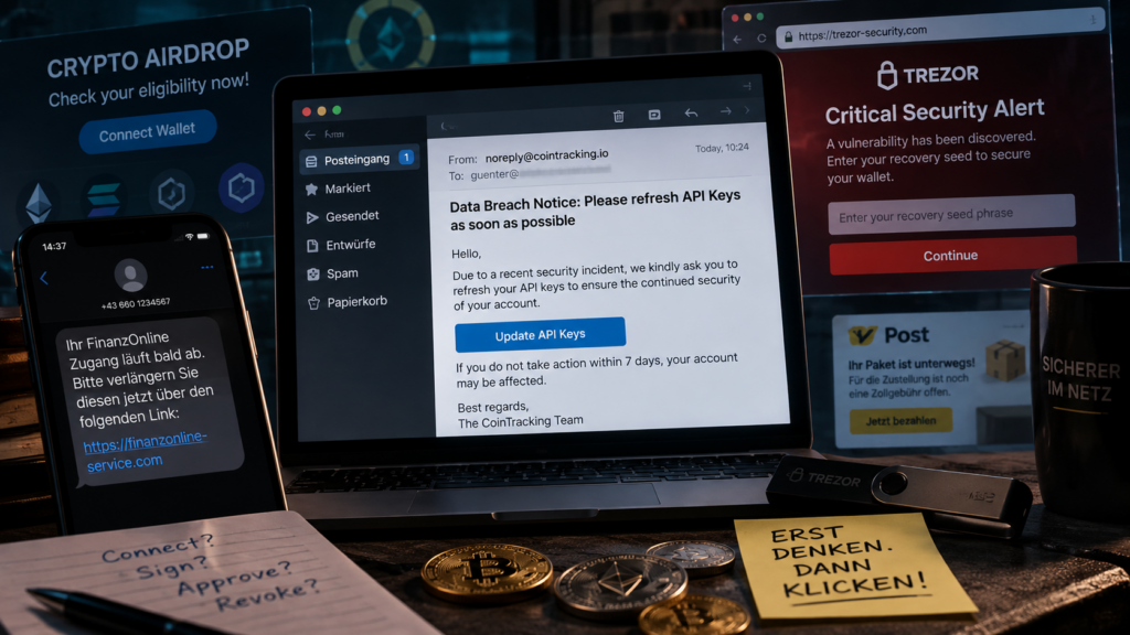 Betrug im Internet: Warum Phishing, Krypto-Scams und Fake-Webseiten immer schwerer zu erkennen sind