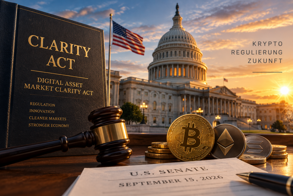 CLARITY Act vor entscheidender Abstimmung: Was sich für den Kryptomarkt ändern könnte