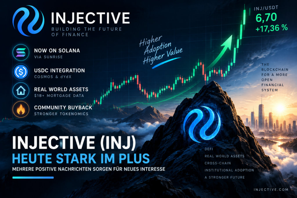 Injective (INJ) heute stark im Plus