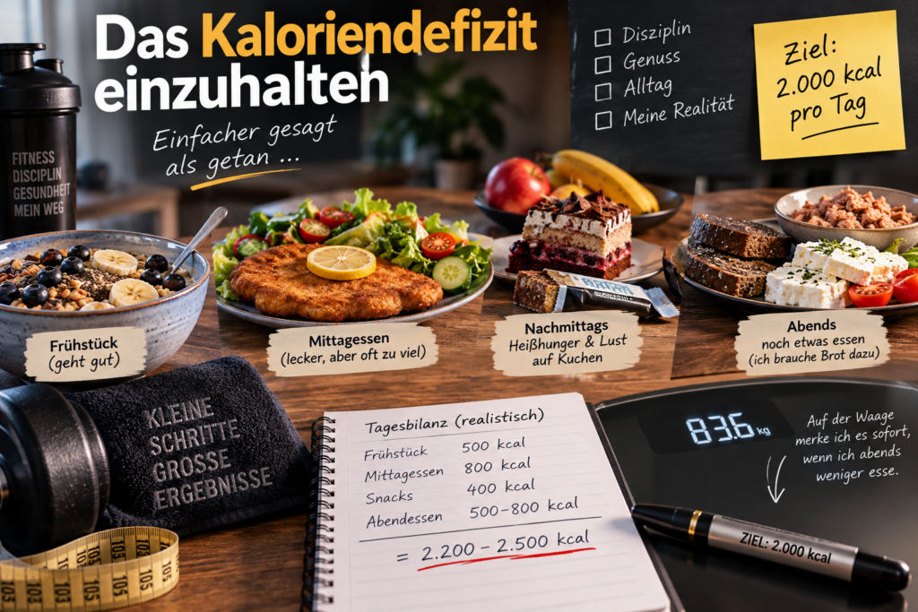 Warum mir 2.000 Kalorien am Tag so schwerfallen – mein täglicher Kampf mit dem Kaloriendefizit